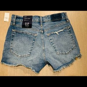 High Rise Cheeky Denim Shorts